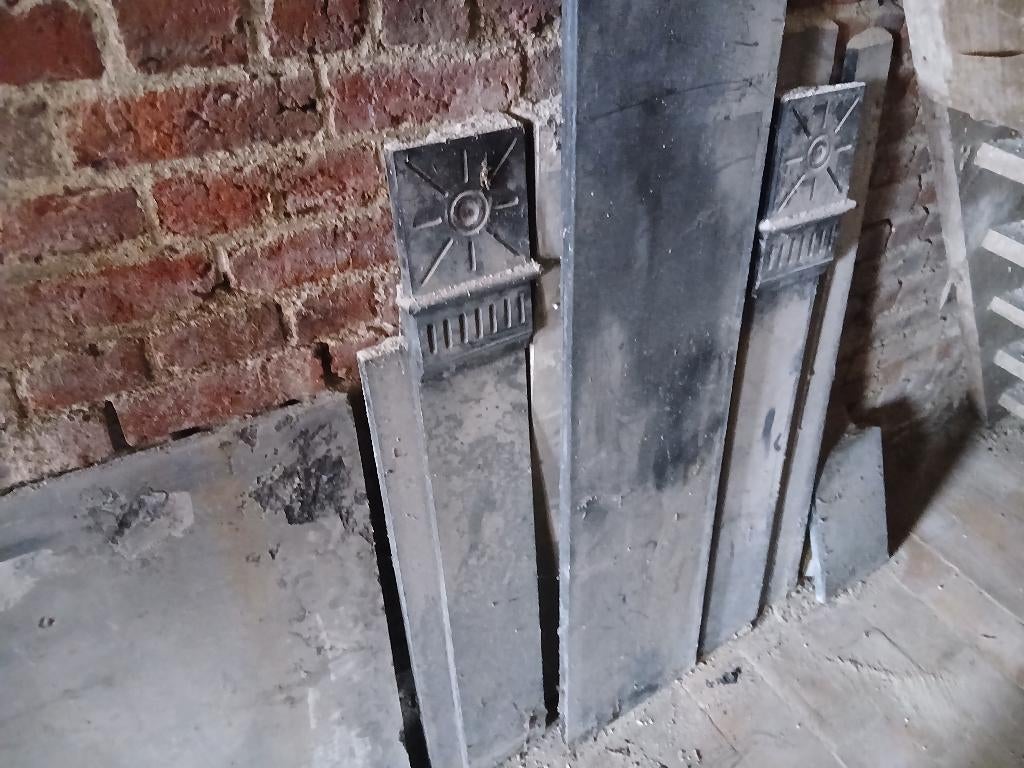 Cheminée en marbre noir (petit prix), Ophalen, Gebruikt