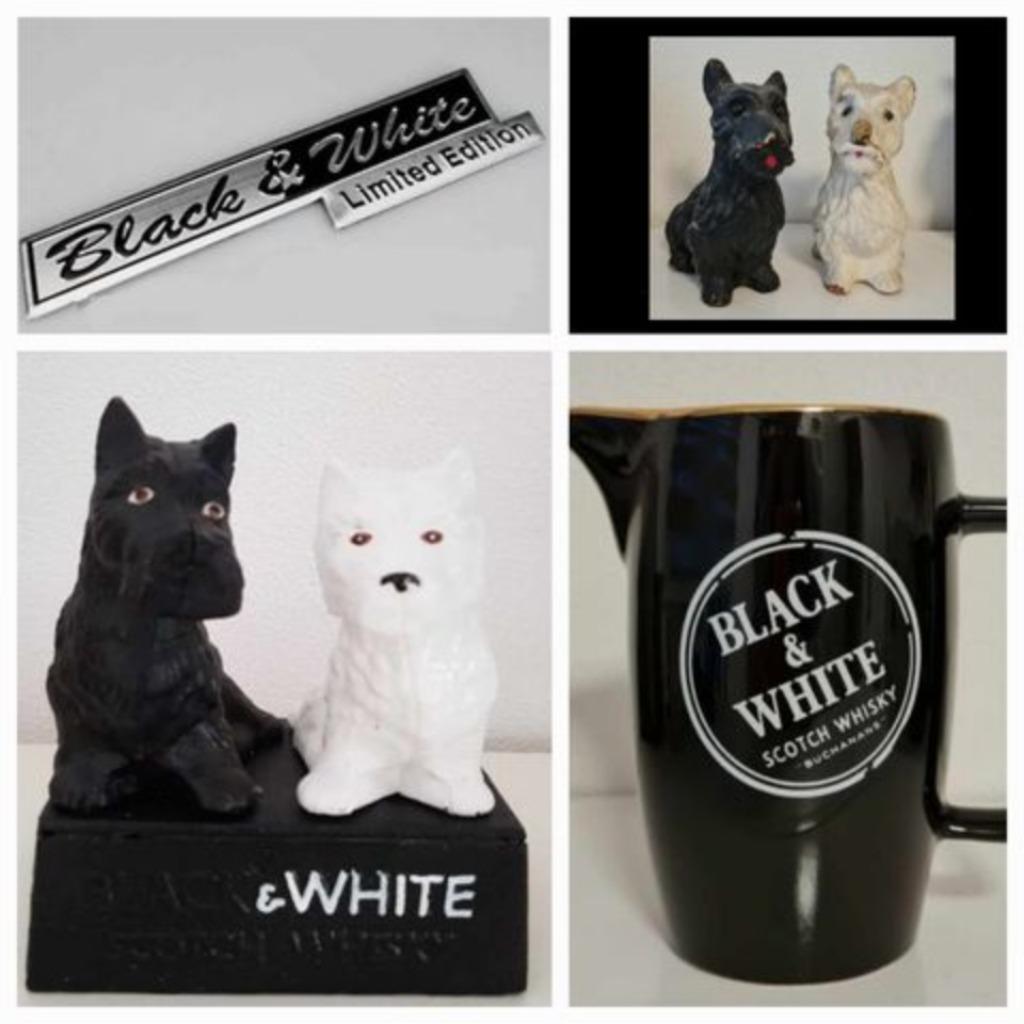 Black & White Whisky gietijzeren beeld bord Johnnie Walker, Ophalen of Verzenden, Zo goed als nieuw, Overige typen