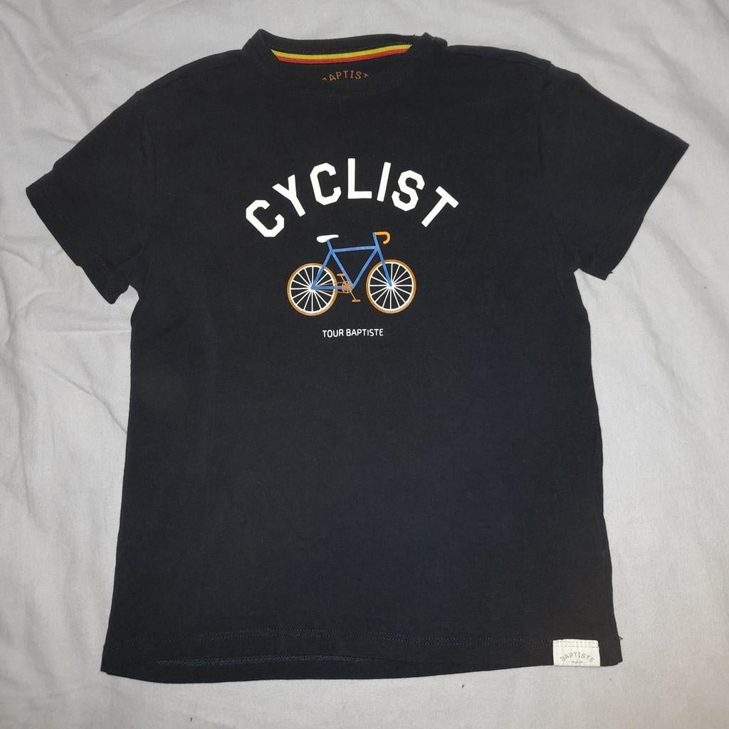 Baptiste fiets-t-shirt voor 6 jaar, Ophalen of Verzenden