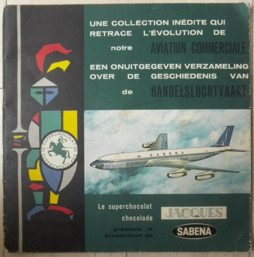 Jacques prentenalbum SABENA / handelsluchtvaart, Enlèvement ou Envoi, Livre d'images