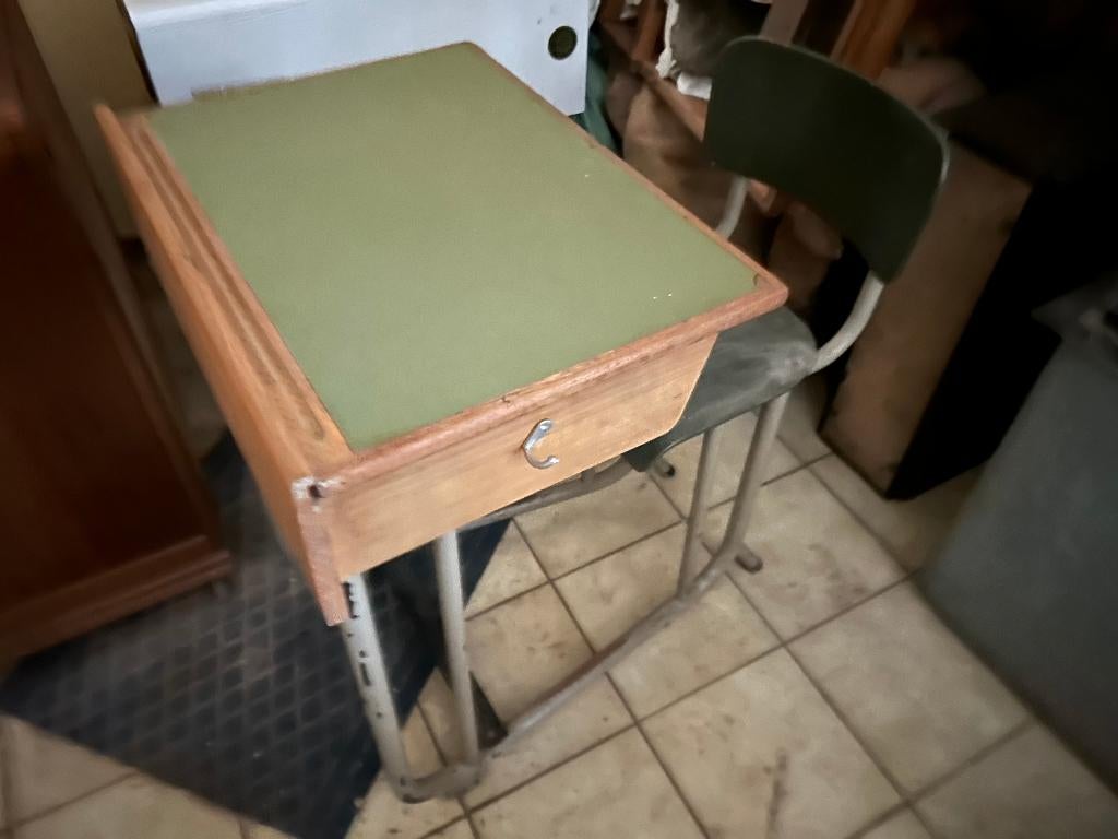 Schoolbank jaren 60' voor één persoon, Huis en Inrichting, Ophalen