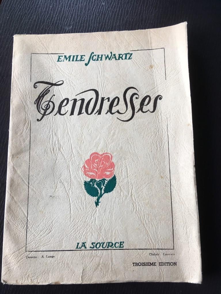 Tendresses, Émile Schwartz, La Source, 1926, Antiquités & Art, Enlèvement ou Envoi
