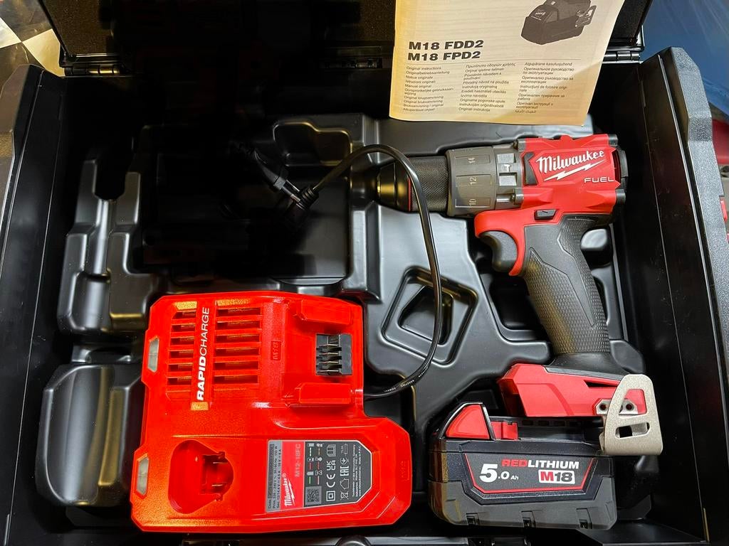 M18 FDD2 Boormachine, Ophalen of Verzenden, Zo goed als nieuw