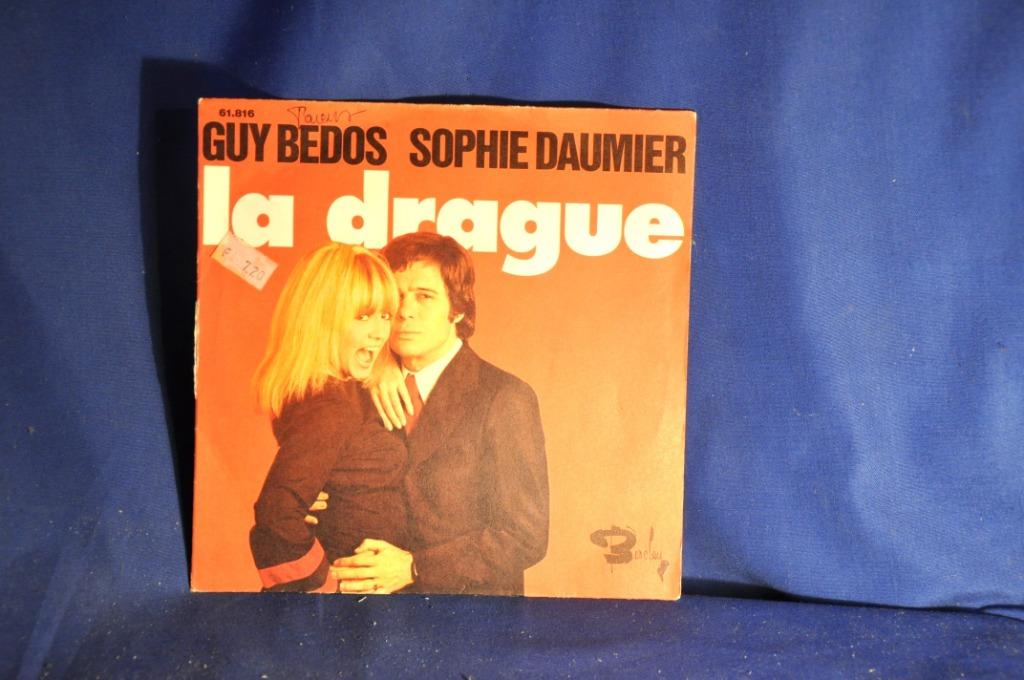 vinyl 45 tour vintage sketch guy bedos et sophie daumier(x20, Ophalen of Verzenden, Gebruikt