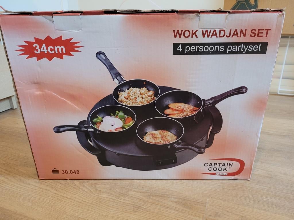 Gourmet met wokpannen NIEUW, Ophalen of Verzenden, Nieuw, Minder dan 4 personen