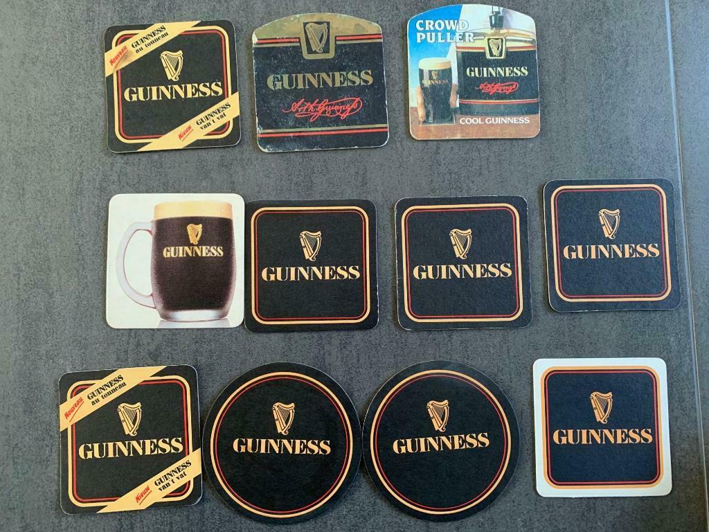 Bierviltjes Guinness, Enlèvement, Utilisé, Sous-bock, Autres marques