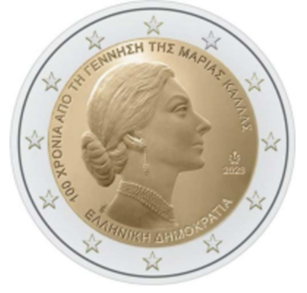 2 euro Griekenland 2023 Maria Callas, Ophalen of Verzenden, Griekenland, 2 euro