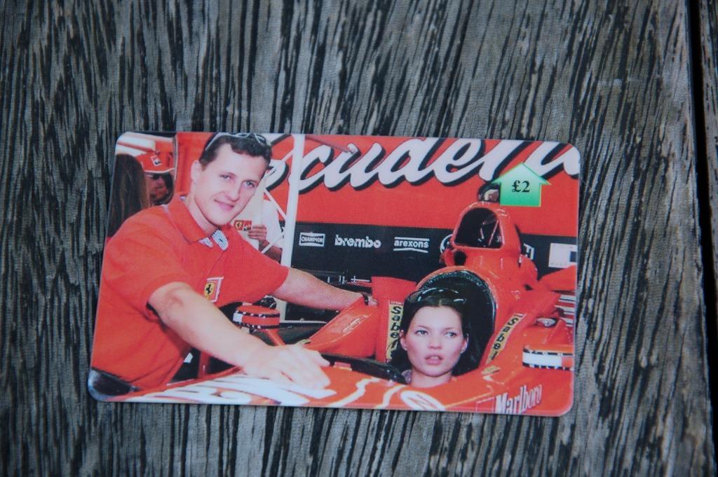 Carte téléphonique - Carte prépayée UK - Michael Schumacher., Enlèvement ou Envoi