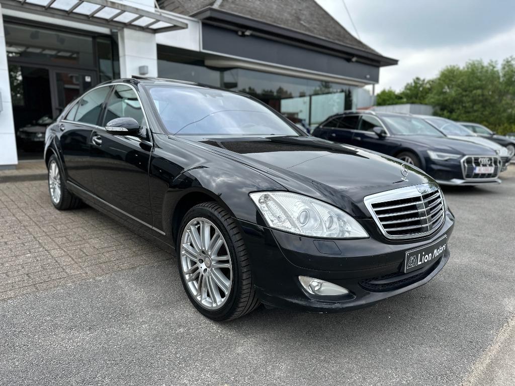 MERCEDES S 350 LONG AMG V6* 272 PK* FULL OPTIE* TOP STAAT, Auto's, Mercedes-Benz, Automaat, Achterwielaandrijving, Zwart, Zwart
