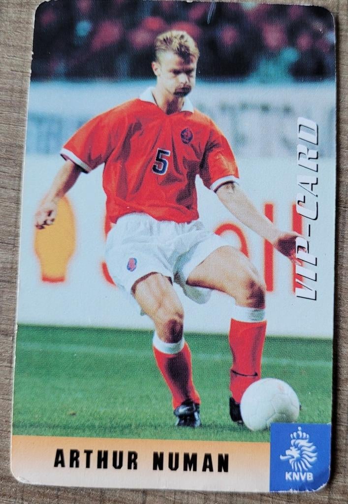 Voetbalkaart: Arthur Numan, Verzamelen, Ophalen of Verzenden, Gebruikt, Poster, Plaatje of Sticker