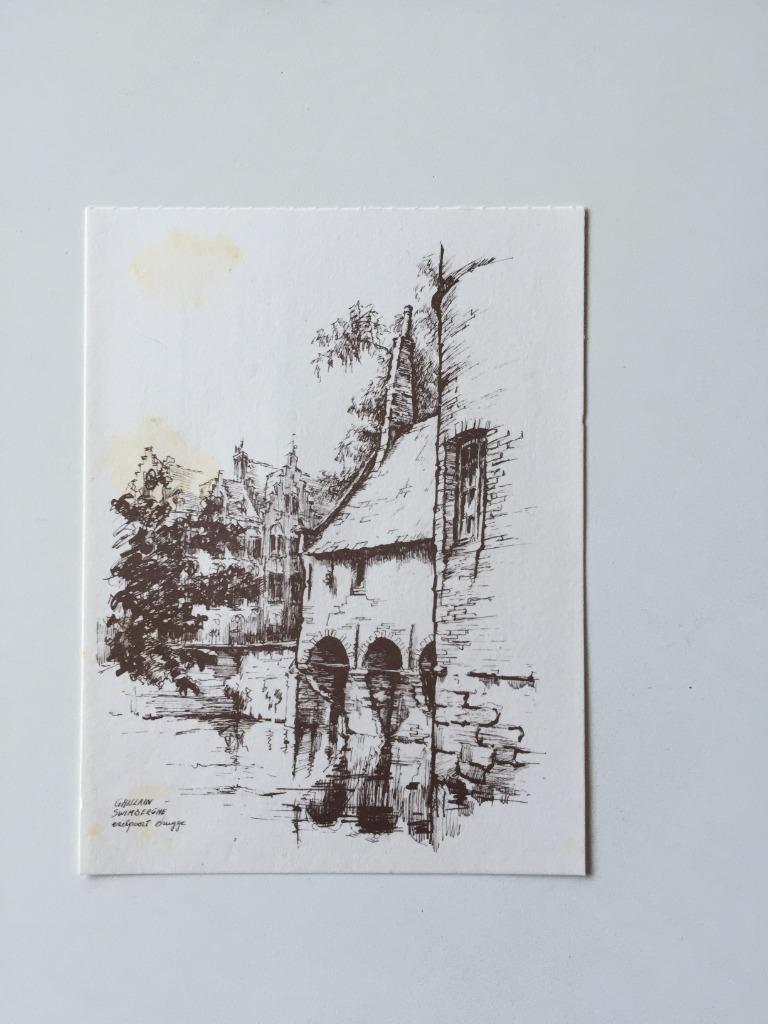 Oude postkaart Brugge, Collections, Cartes postales | Belgique, Enlèvement ou Envoi, Non affranchie, Flandre Occidentale