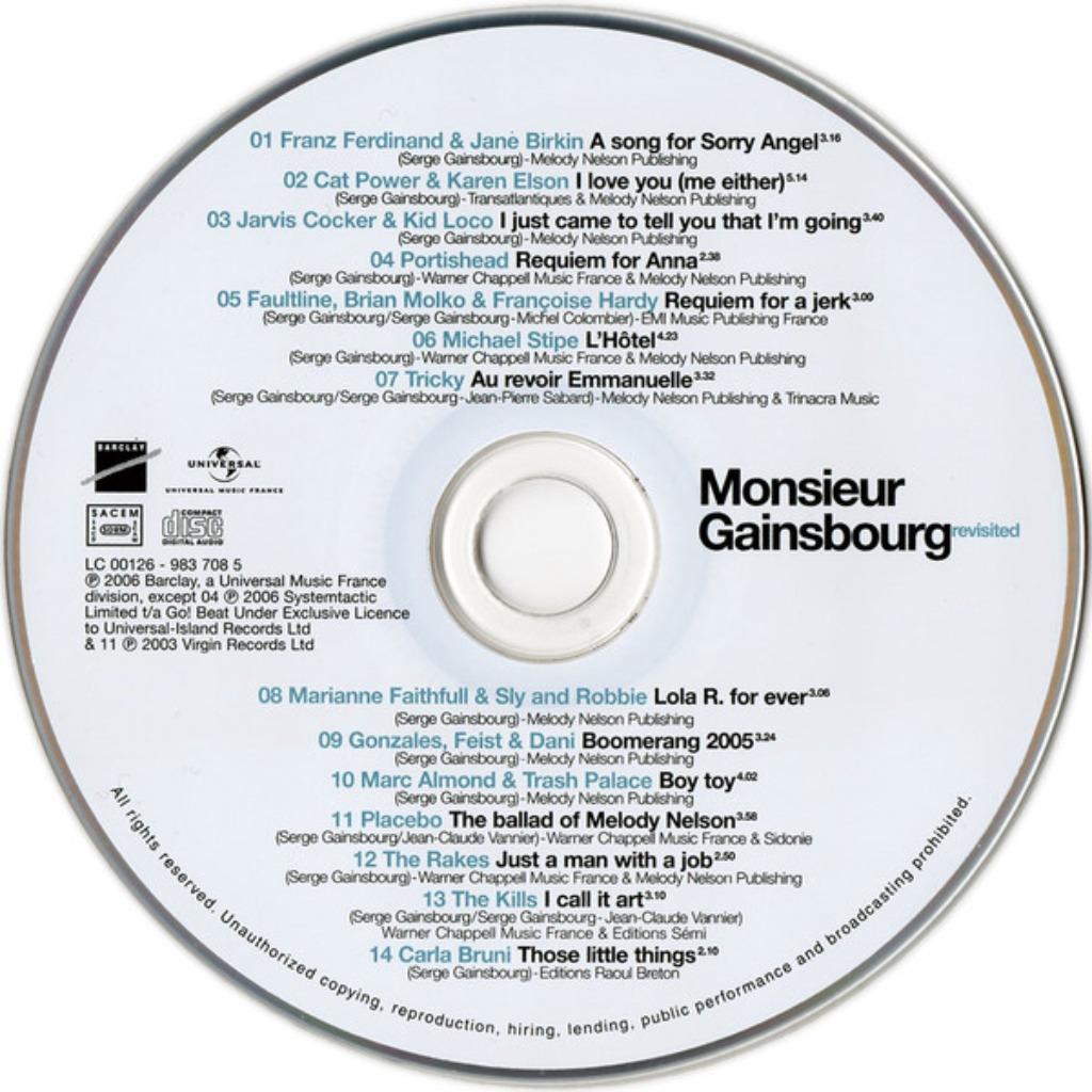Monsieur Gainsbourg herziene cd 💿, Ophalen of Verzenden, Zo goed als nieuw, Pop, Boxset