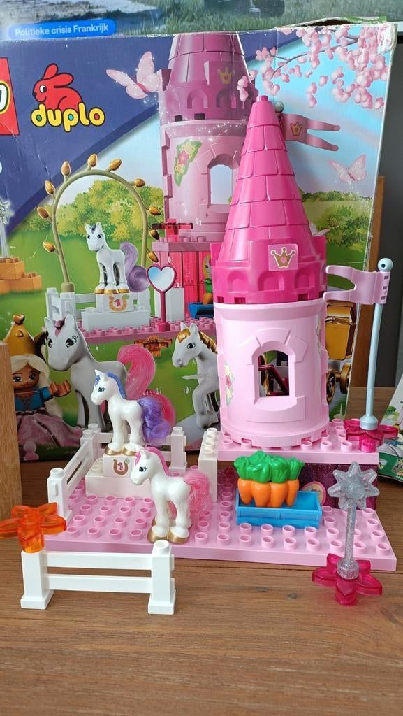 LEGO DUPLO Princess Roya Stables l  3-6 4828, Kinderen en Baby's, Ophalen, Zo goed als nieuw, Accessoires