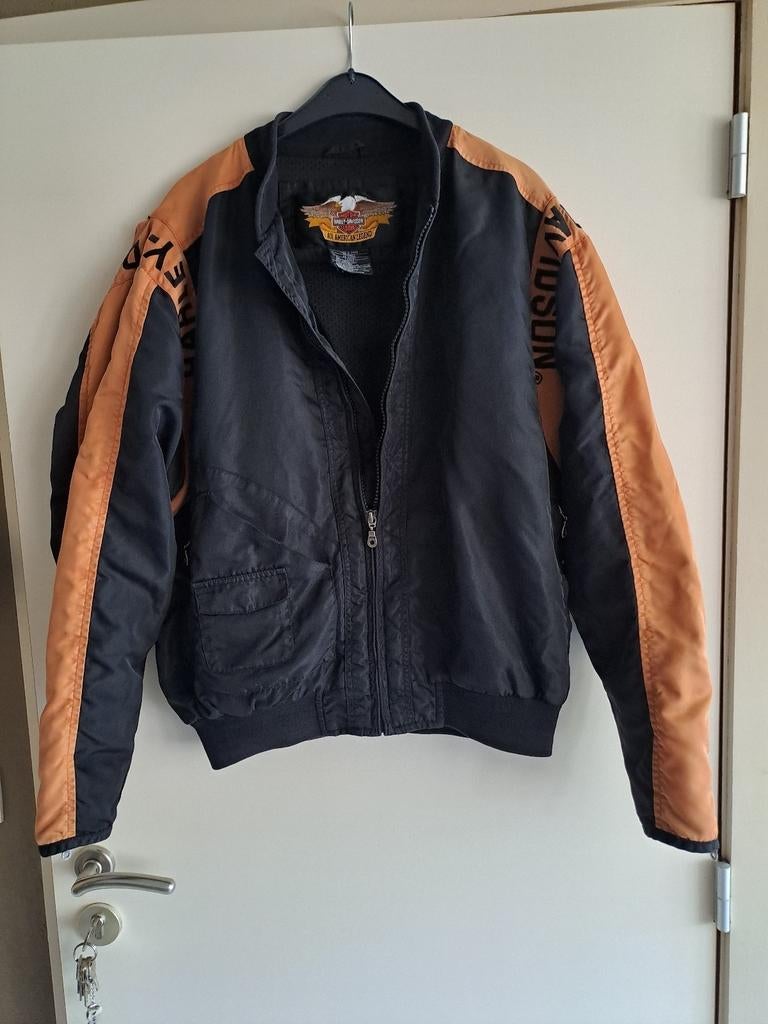 Vintage Harley Davidson Jacket size L, Kleding | Heren, Ophalen, Zo goed als nieuw