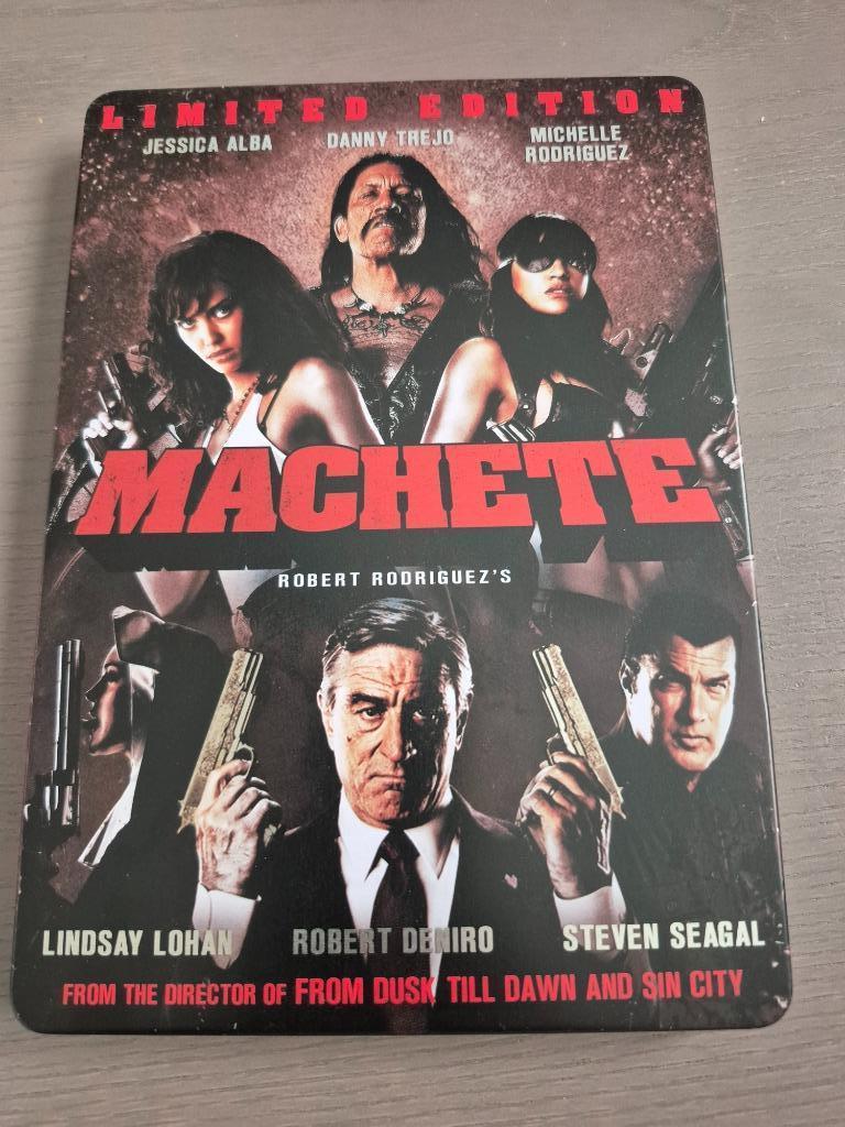 Dvd Machete (limited edition), Vanaf 16 jaar, Ophalen of Verzenden, Zo goed als nieuw, Actiethriller