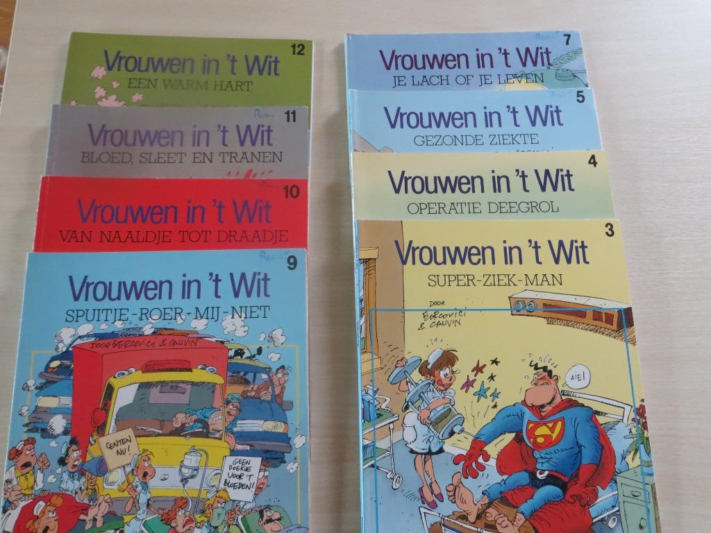 Verschillende strips "Vrouwen in 't wit". Voor 1 strip €2., Meerdere stripboeken, Ophalen, Gelezen, Cauvin / Bercovici