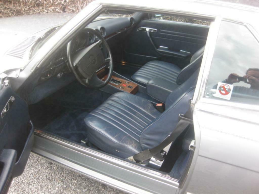 Mercedes SL 560 Cabrio 87 Pearl Grey Metallic 4 zit +Carfax, foto 9