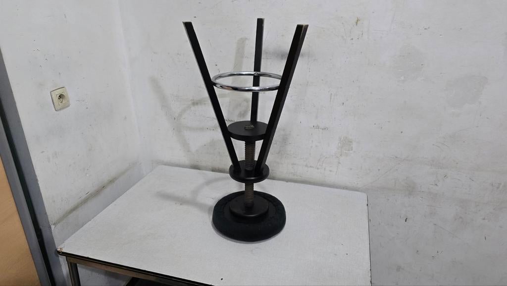 ancien  tabouret vintage horloge réglable en hauteur 70vmx85, Antiquités & Art, Enlèvement ou Envoi