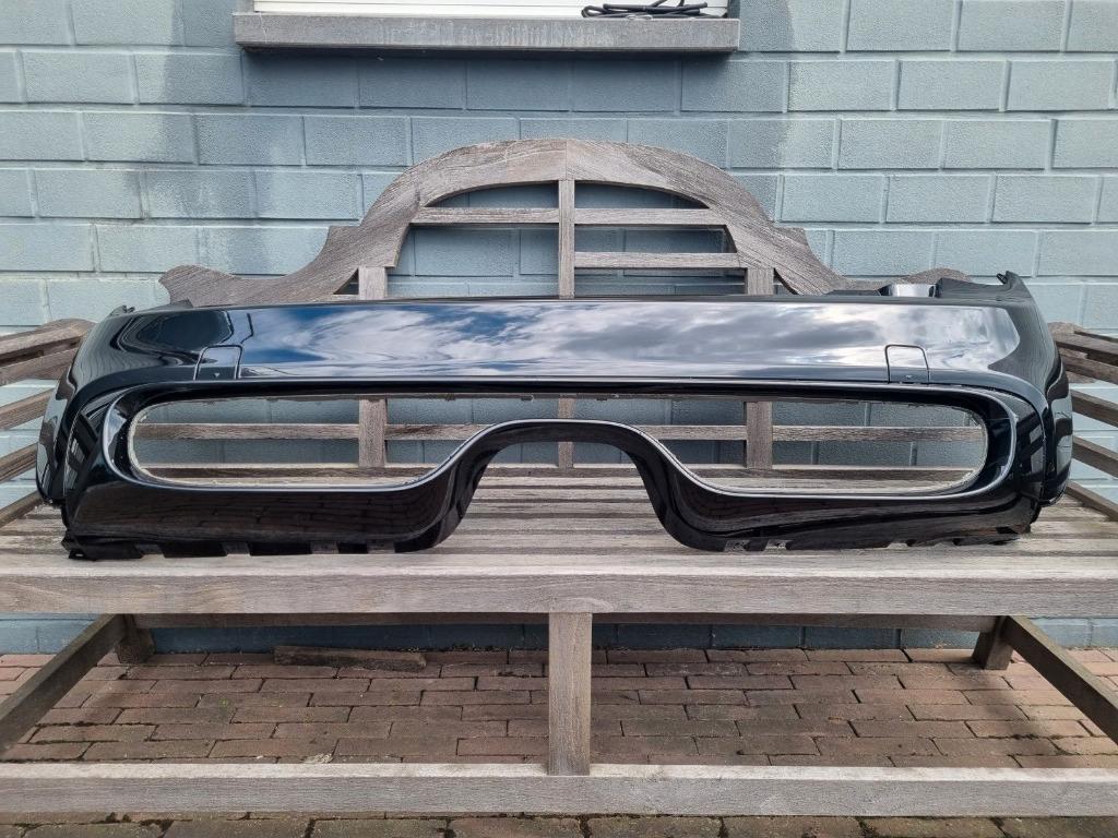 Mini F56 F57 Cooper S Achterbumper Kleur A94 Zwart, Gebruikt, Voor, Ophalen of Verzenden, Mini