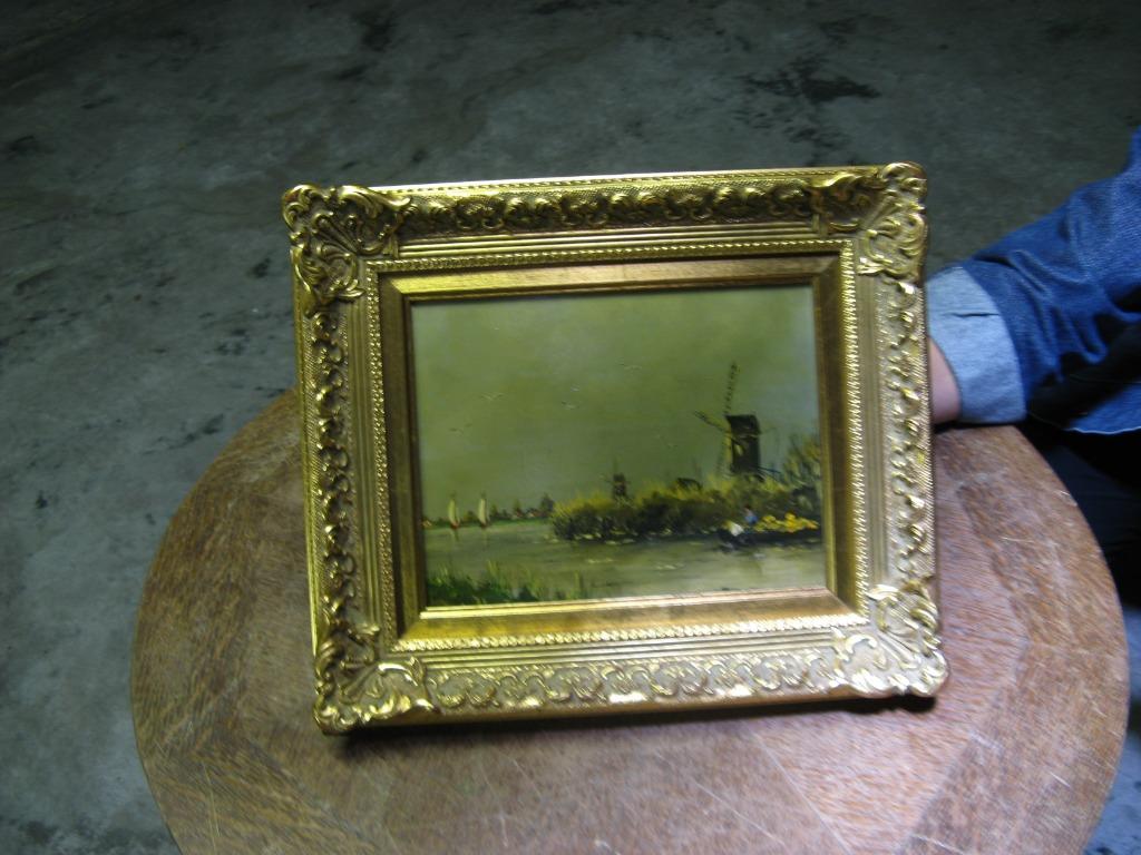 Klein schilderij, Ophalen