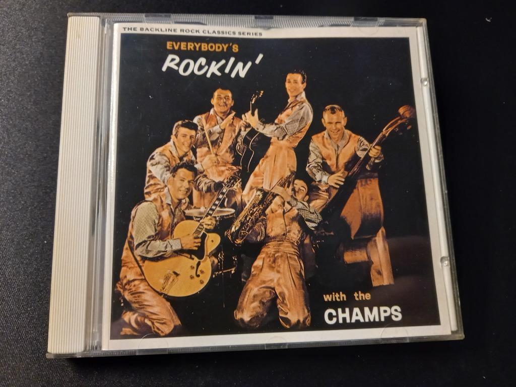 The Champs ‎– Everybody's Rockin' "Popcorn Rockin cd", Ophalen of Verzenden, Zo goed als nieuw, Rock-'n-Roll
