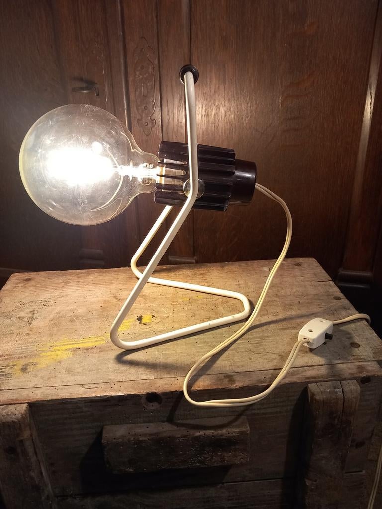 Vintage Philips tafellamp 50's, Huis en Inrichting, Ophalen of Verzenden, Gebruikt