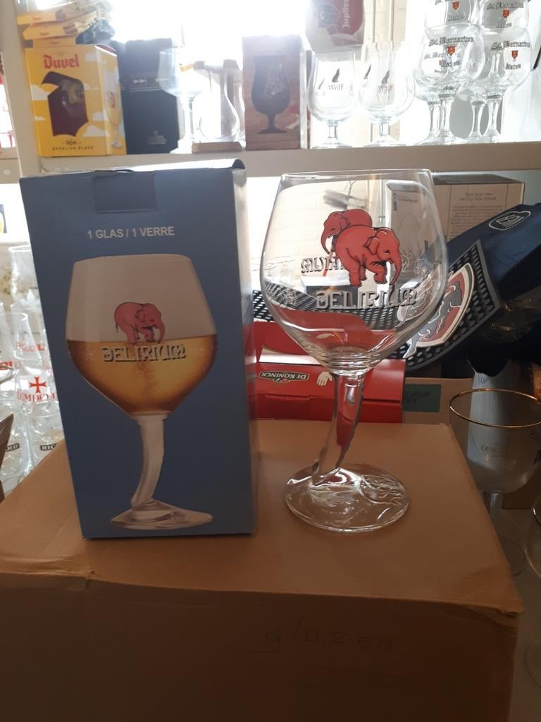 Delirium glazen, Verzamelen, Biermerken, Ophalen of Verzenden, Zo goed als nieuw