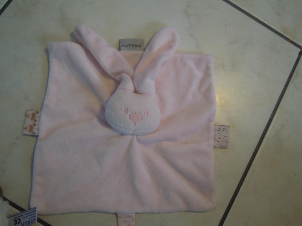 knuffeldoekje nattou konijn (doos110), Ophalen of Verzenden, Nieuw, Konijn