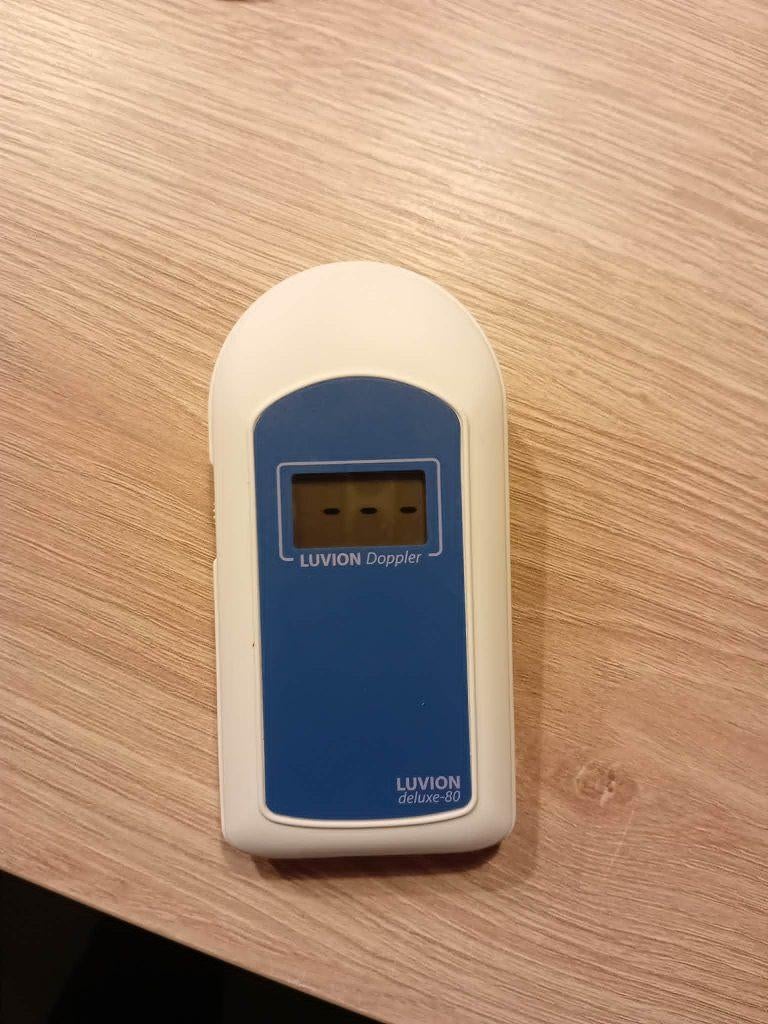 babyhartslagmeter luvion doppler deluxe 80, Kinderen en Baby's, Ophalen, Zo goed als nieuw