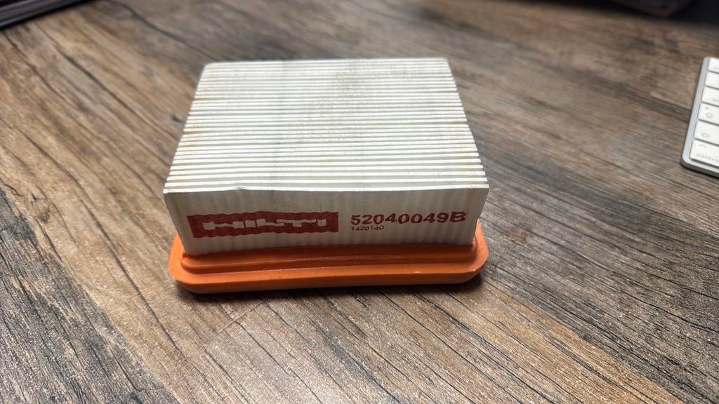 Filtre Hilti Dsh 900, Enlèvement