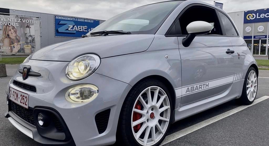 Abarth 595C ESSEESSE Full option, Auto's, Voorwielaandrijving, 4 zetels, Cabriolet, Lederen bekleding