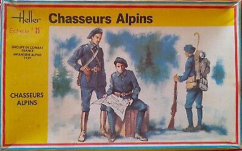 Groupe de cobat France Infanterie Alpine Heller nr.136, Hobby en Vrije tijd, Modelbouw | Vliegtuigen en Helikopters, Ophalen of Verzenden