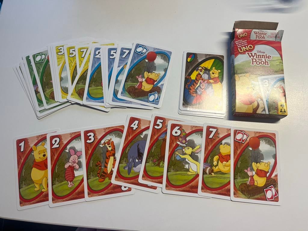 Mijn eerste uno winnie the pooh versie, Ophalen