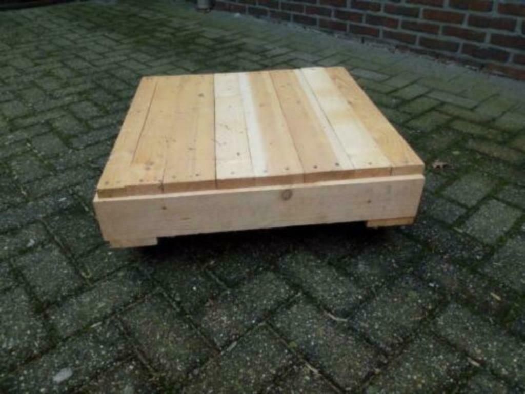Tafeltje op wielen, Tuin en Terras, Tuinsets en Loungesets, Ophalen, Hout