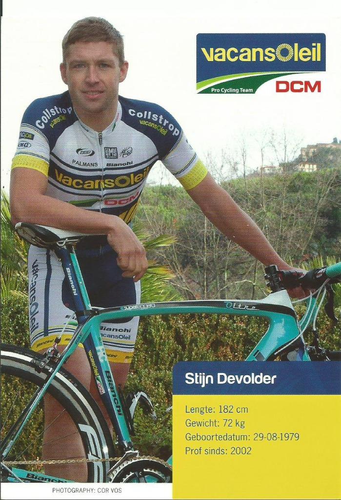 Stijn Devolder, Verzenden