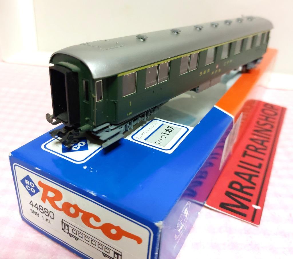ROCO 44880 HO - ZWITSERSE PERSONENWAGEN 1E KL. SBB OVP (C250, Jg01618@telenet.be, Gelijkstroom of Wisselstroom, Analoog, Wagon