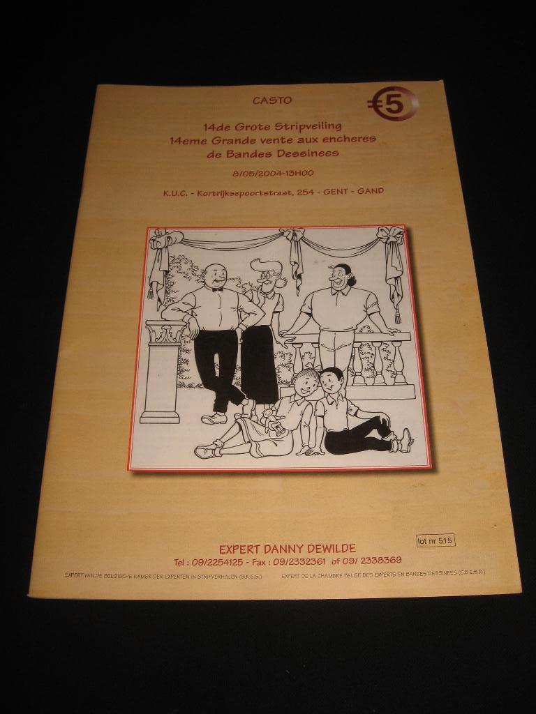 Casto stripveiling 2004, Boeken, Eén stripboek, Ophalen of Verzenden, Zo goed als nieuw