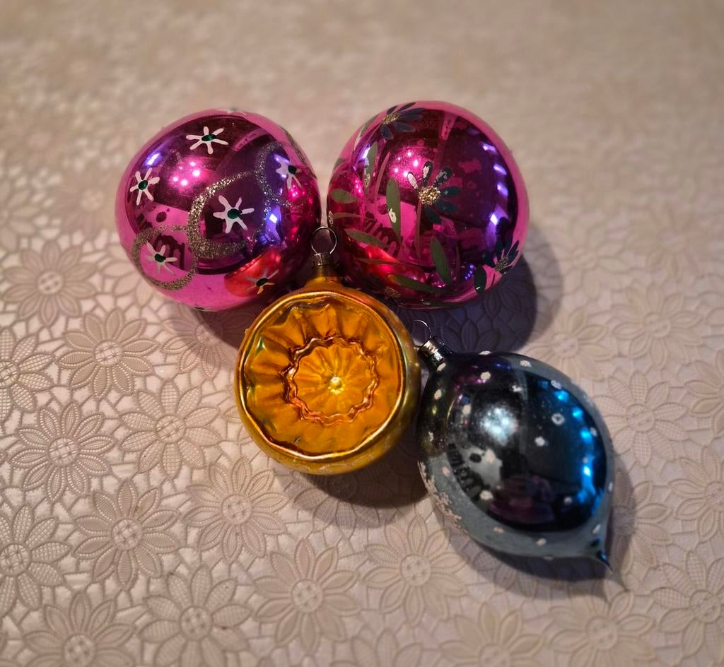 Oude kerst ballen, Antiek en Kunst, Ophalen of Verzenden