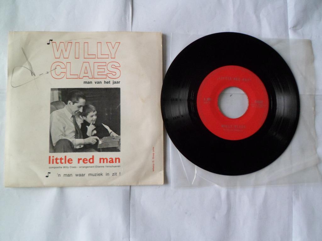 Vinylplaat Willy Claes "Little Red Man"&"Toespraak Door WCl", Cd's en Dvd's, Ophalen of Verzenden, Gebruikt