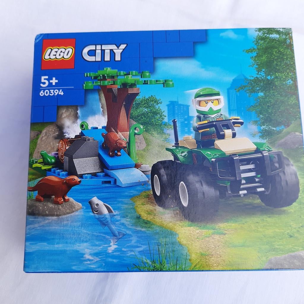 LEGO CITY 60394 QUAD en OTTER HABITAT *NEW* ZELDZAAM, Ophalen, Nieuw, Complete set, Lego