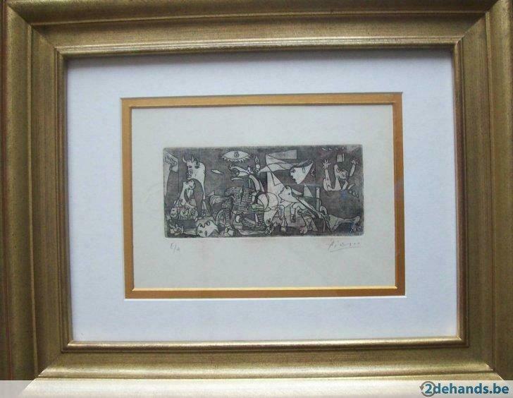 Guernica - Pablo Picasso, Antiek en Kunst, Ophalen