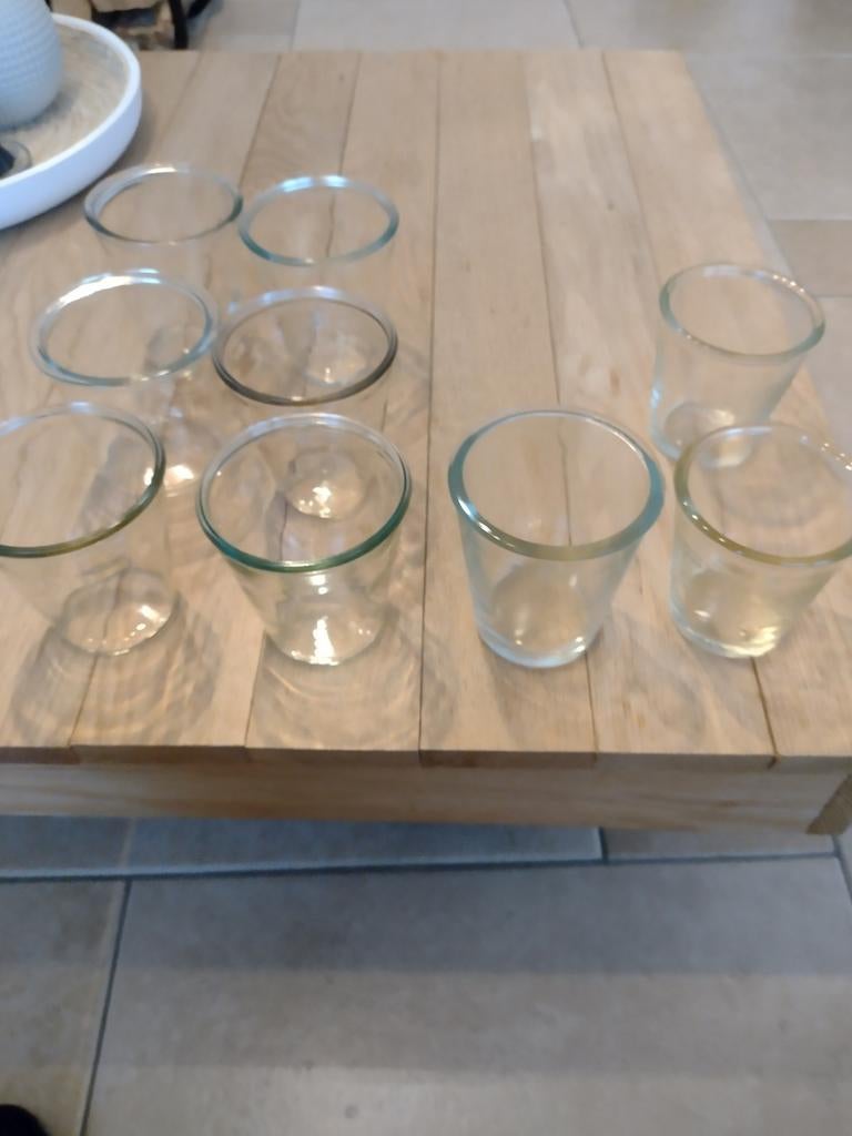 9 inmaakpotten, Ophalen, Gebruikt