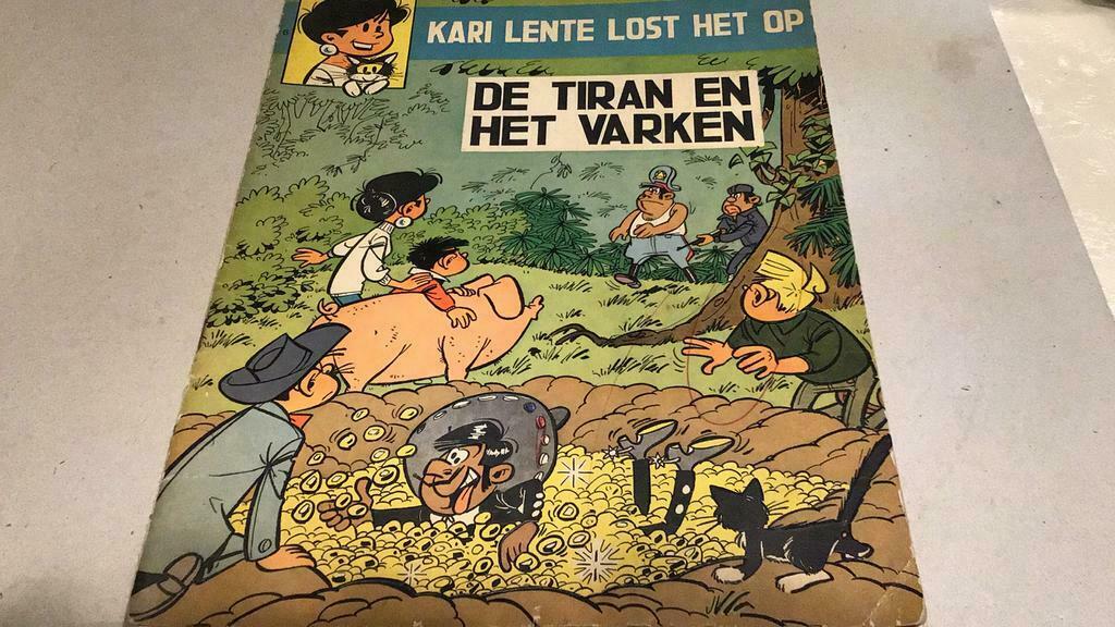 Kari lente lost het op(b2), Boeken, Gelezen, Bob Mau, Eén stripboek, Ophalen of Verzenden