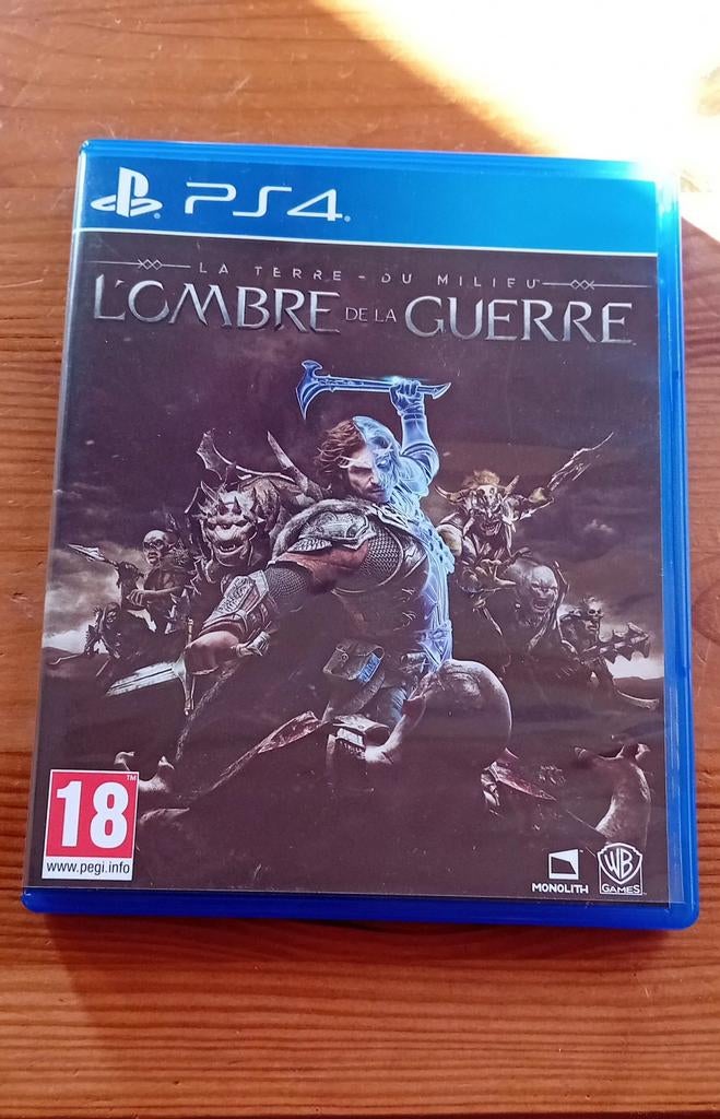 Jeux PS4 La Terre du Milieu L'ombre de la Guerre, Consoles de jeu & Jeux vidéo, Enlèvement ou Envoi, Utilisé