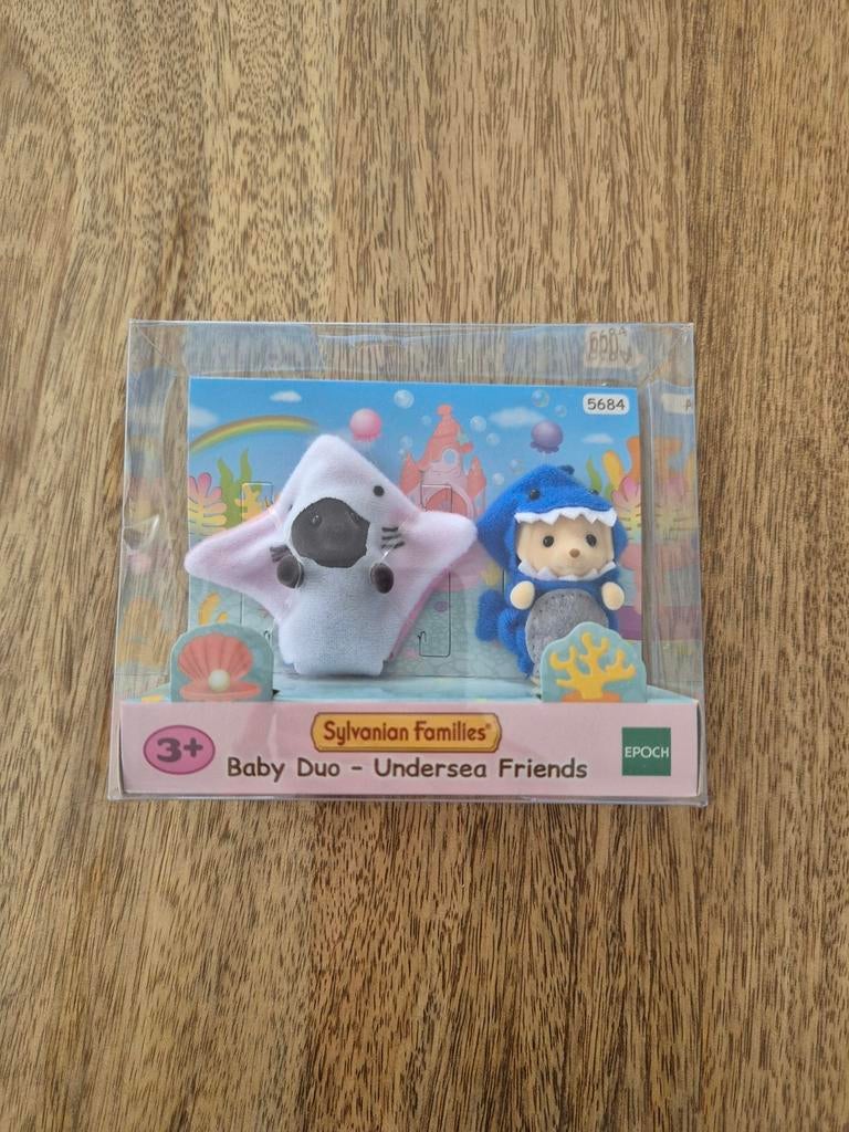 Epoch Sylvanian Families 5684 : Baby Duo - Undersea Friends, Kinderen en Baby's, Ophalen of Verzenden, Nieuw
