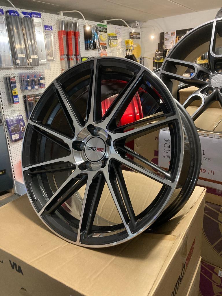 Nouveau jeu de jantes Motec Aventus 19x8.5 5x112 ET45 CB66.5, Autos : Divers, Tuning & Styling, Enlèvement ou Envoi