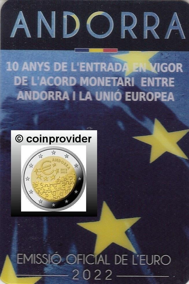 Commemoratieve 2 euromunten 2022:UNC, Postzegels en Munten, Munten | Europa | Euromunten, Losse munt, 2 euro, Overige landen, Verzenden