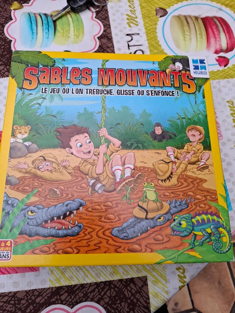Jeux de societe enfants sables mouvants, Enlèvement, Comme neuf, Megableu