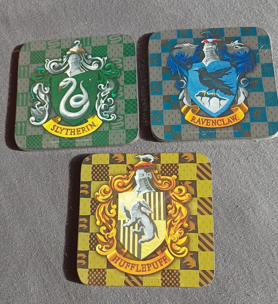 Set onderleggers van Harry Potter voor glazen, Huis en Inrichting, Ophalen of Verzenden