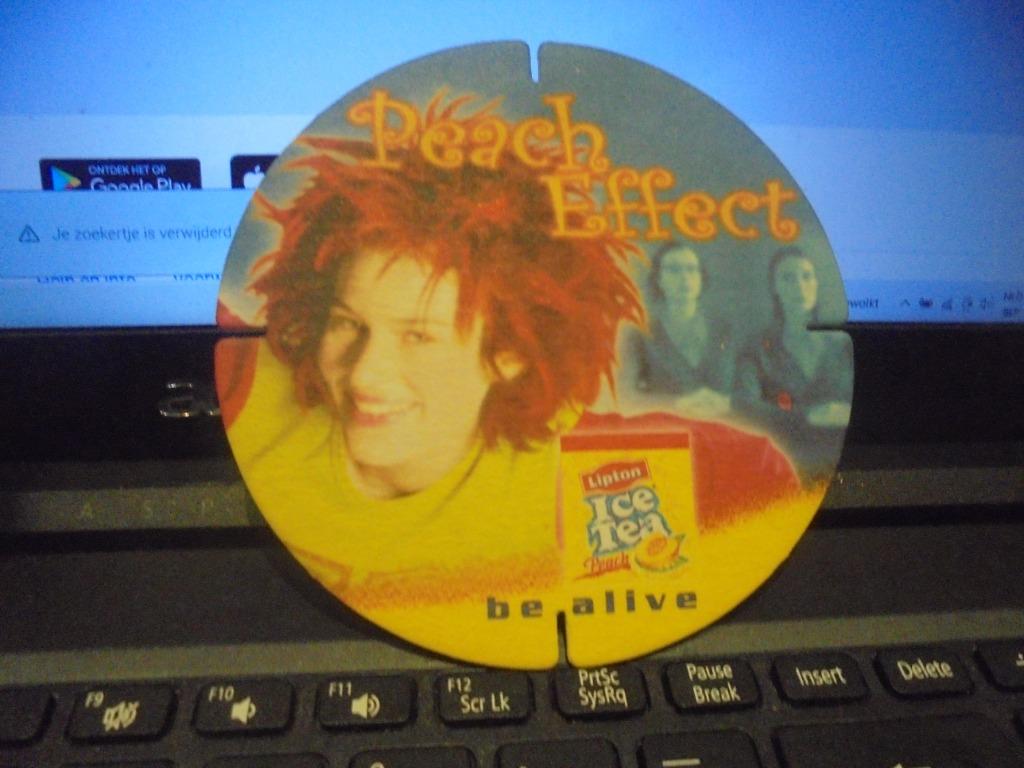 Peach effect - Lipton Ice tea, Enlèvement ou Envoi, Comme neuf, Sous-bock